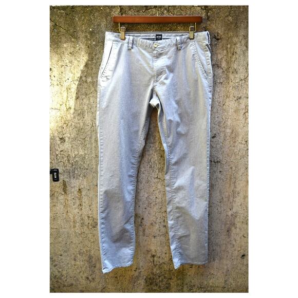 Hugo Boss Slim Fit Stretch Light Gray Chino Pants – Men’s Size 34 - Picture 1 of 4